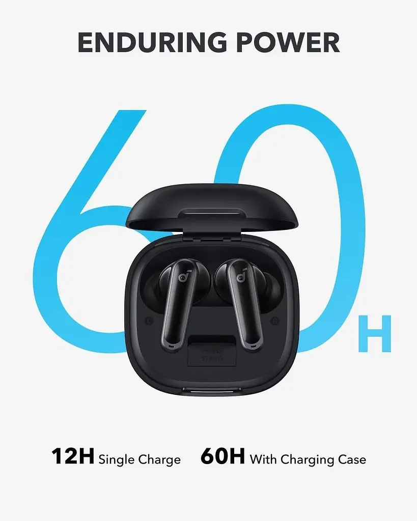 Навушники Anker Soundcore P40i Black (Adaptive ANC, швидка зарядка) - фото 7
