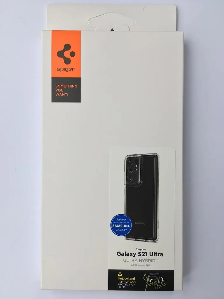 Чохол протиударний прозорий Spigen Ultra Hybrid Crystal ACS02351 для Samsung Galaxy S21 Ultra (6.8") Clear - фото 4