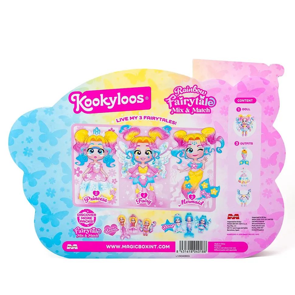 Ігровий набір з лялькою "Рейнбоу" KOOKYLOOS PKLSP106IN210 серії "Fairytale" - фото 2
