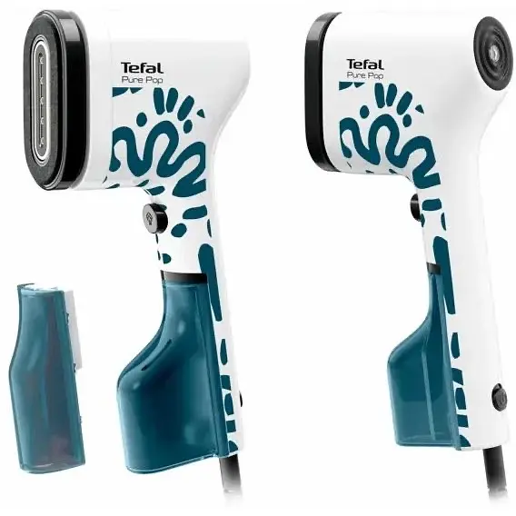 Отпариватель Tefal Pure Pop Home & Travel 1300 Вт бело-синий (DT2040E1) - фото 2