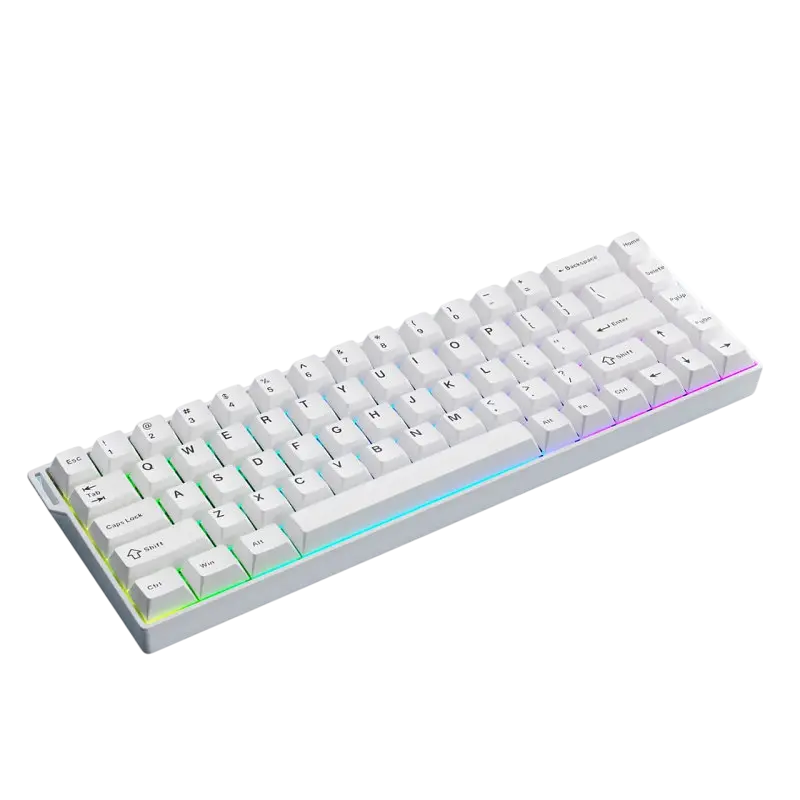 Клавіатура Ajazz AK680 V2 White (AK680V2-WH) - фото 2