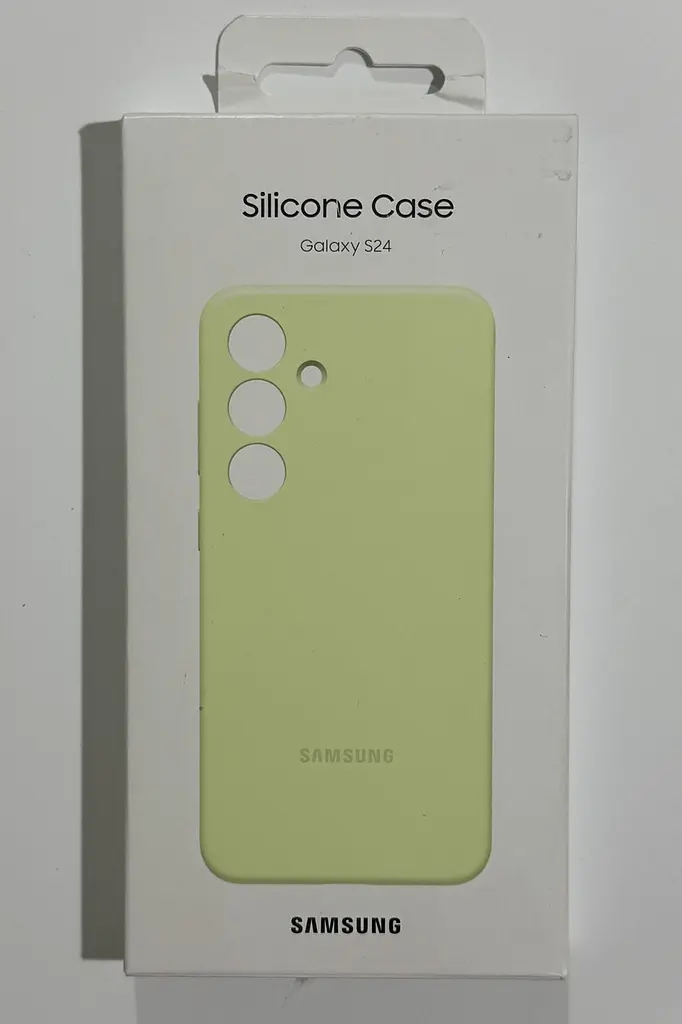 Оригінальний силіконовий чохол Silicone Case для Samsung Galaxy S24 (6.2") Light Green EF-PS921TGEGWW - фото 6