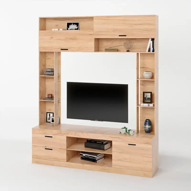 Стінка у вітальню Еверест Соната дуб крафт золотий (EVR-2714) - фото 2