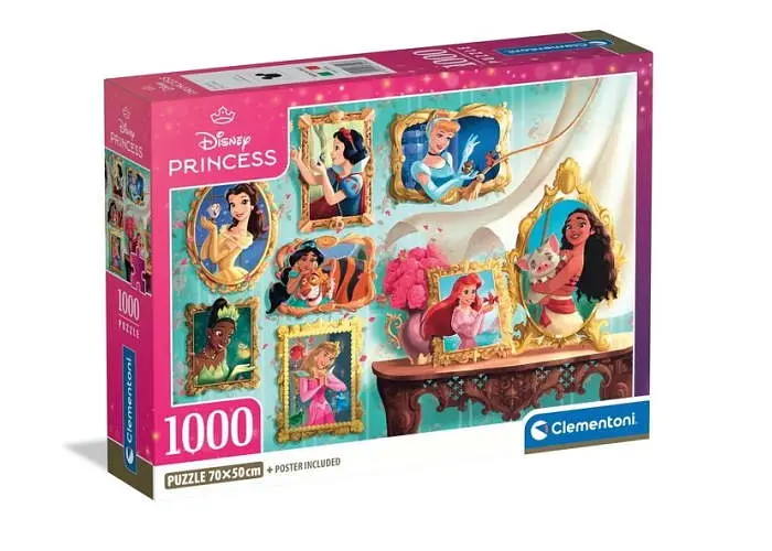 Пазл Clementoni Принцеси Діснея, Disney (Disney Princess Puzzle - 1000 pcs.), 1000 ел. (37046)