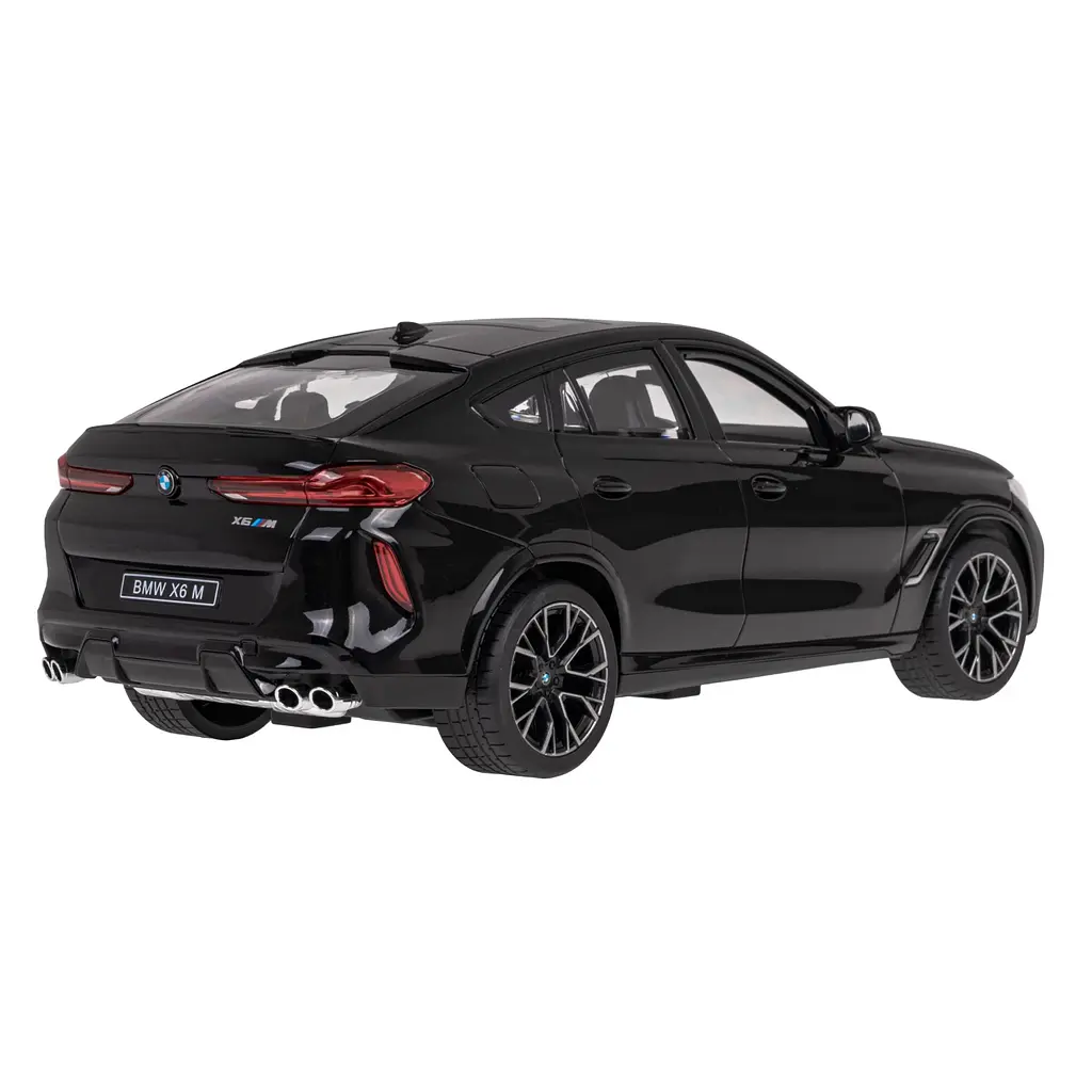 Машинка RASTAR BMW X6 M на дистанционном управлении + пульт 2,4 ГГц 1:14 черный 99200 - фото 3