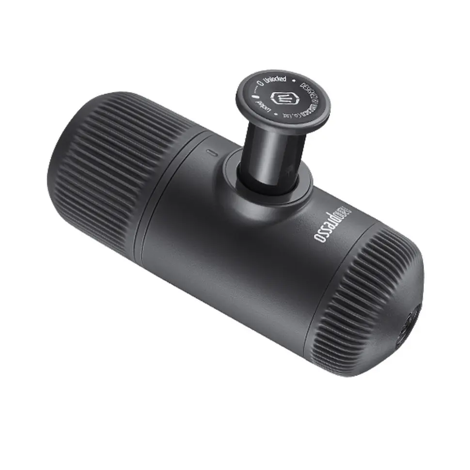 Портативная эспрессо-кофеварка Wacaco Nanopresso серая с чехлом, механическая, для молотого кофе - фото 3