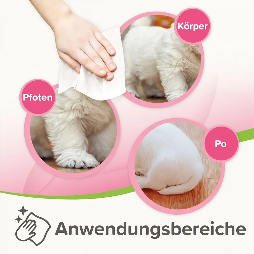 Влажные салфетки для животных Beaphar Pet Wipes для чувствительной кожи сенситив 30 шт. - фото 2
