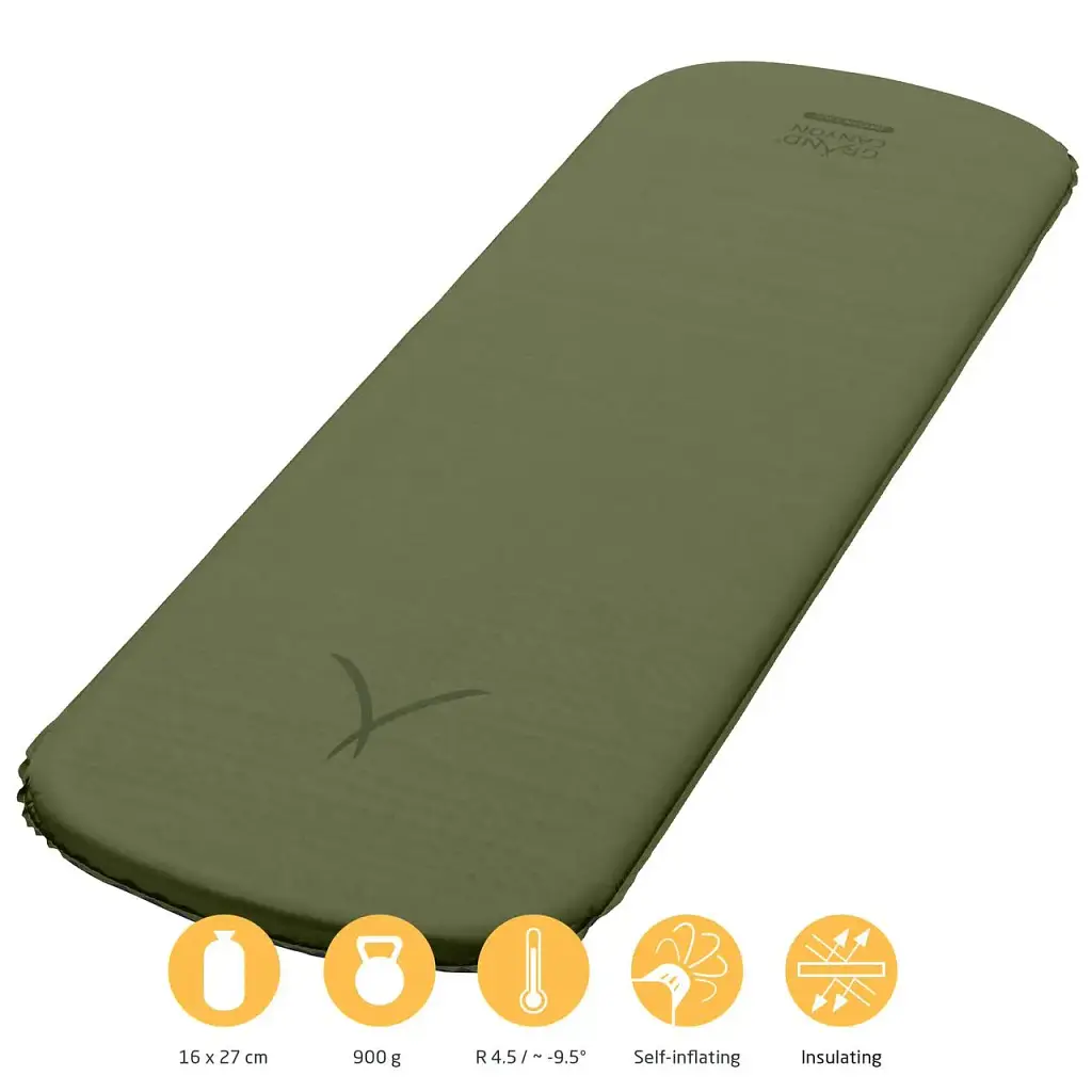 Килимок самонадувний Grand Canyon Hattan 5.0 M Nutria Brown (30621621) - фото 2