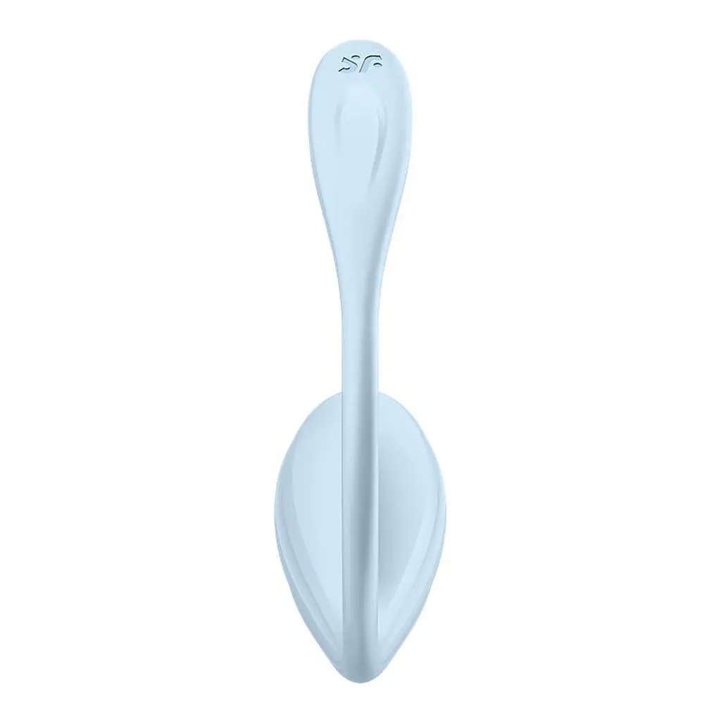 Віброяйце Satisfyer Smooth Petal блакитний - фото 2