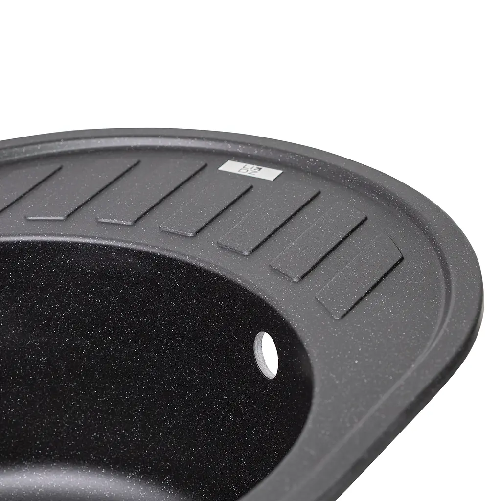 Кухонна мийка Lidz 620x500/200 BLM-14 (LIDZBLM14620500200), Чорний - фото 5