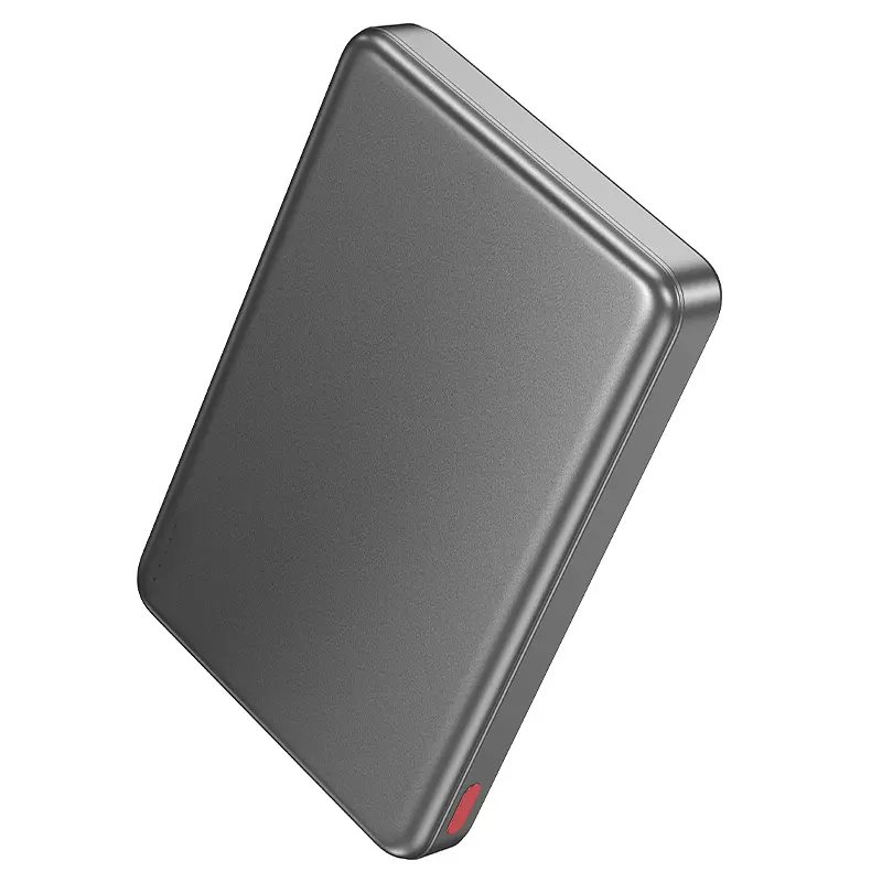 Зовнішній акумулятор HOCO Q26A Joy PD20W magnetic fast charging power bank(10000mAh) metal gray (6942007624053) - фото 4