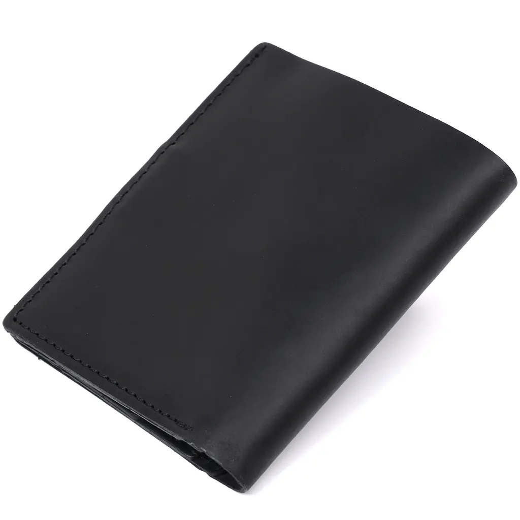 Кожаное портмоне мужское SHVIGEL 8,5х10х1 см acs0022436 - фото 2