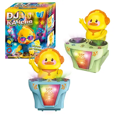 Музична іграшка Каченя-діджей 51161 WToys, україномовне, з піснями, підсвіткою, рухом, танцює та їздить, у коробці - фото 3
