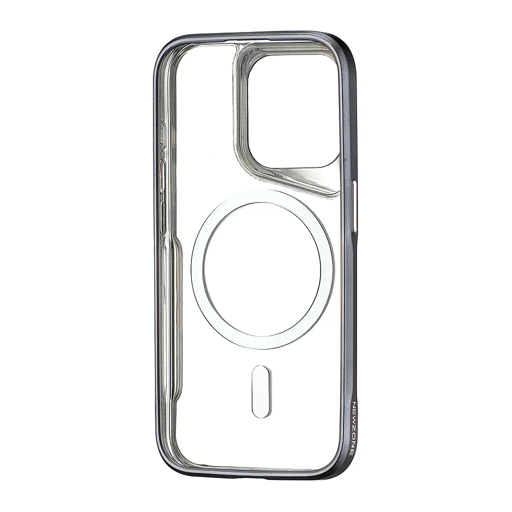 Чохол Metal Frame with MagSafe iPhone 15 Pro Black - фото 3