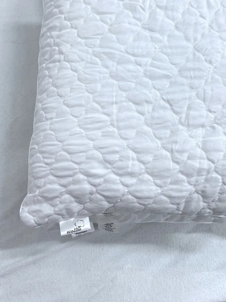Подушка Ecotton 50х70 см антиалергенна із мікрофібри біла (70-0027Novita) (4331) - фото 4