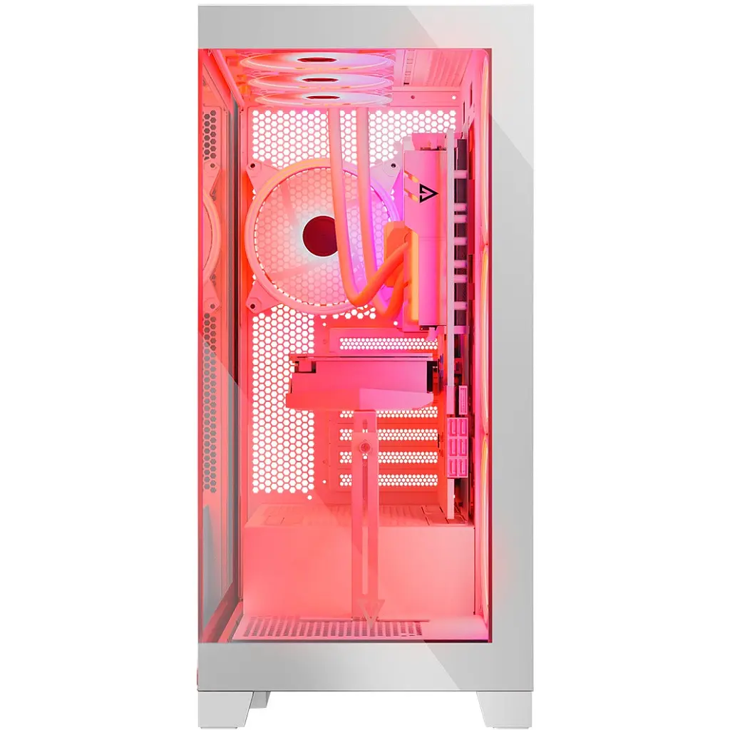 Корпус Modecom VOLCANO SPACE APEX ARGB 4x140mm fans MIDI USB 3.0x2+TYPE-C БІЛИЙ без Блок живлення ATX - фото 2