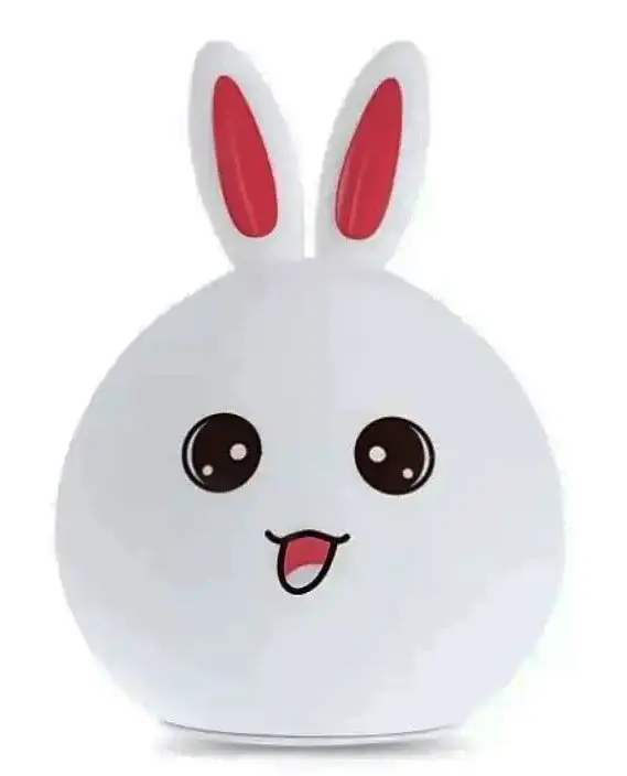 Детский силиконовый ночник Заяц Rabbit Silicone Lamp LY-271 аккумуляторный светильник игрушка для сна - фото 7