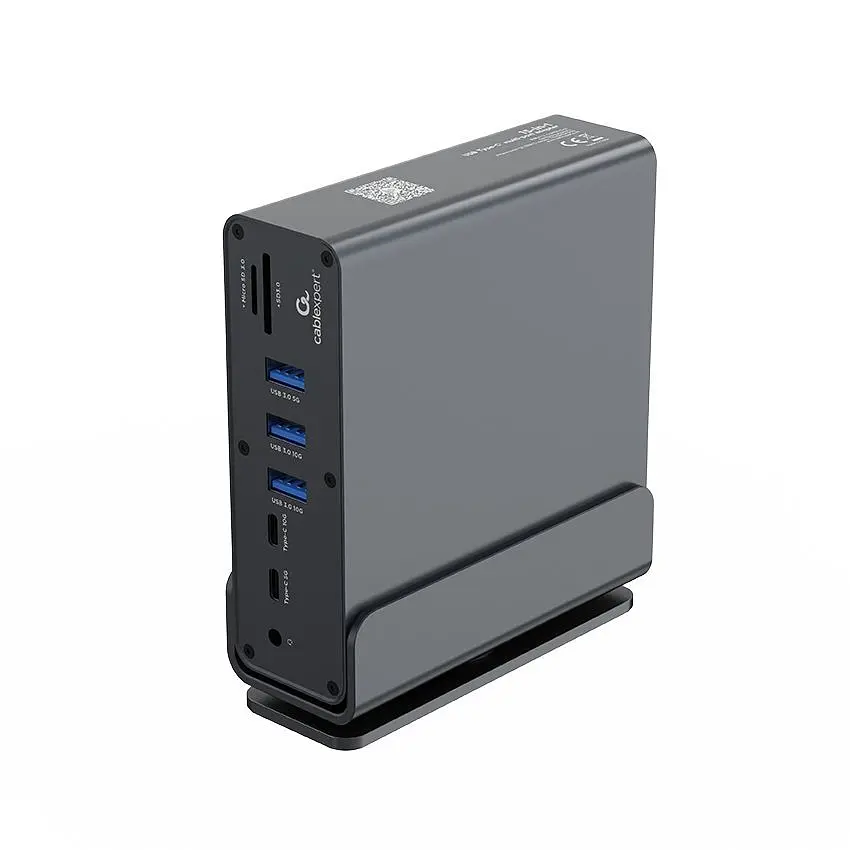 Док станція Cablexpert USB-C 15 в 1 (A-CF-COMBO15-01) - фото 5