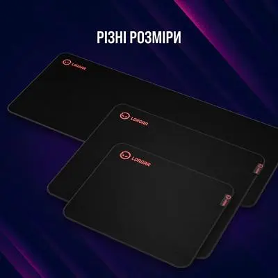 Килимок для мишки Lorgar Main 323 Black/Red (LRG-GMP323) - фото 10