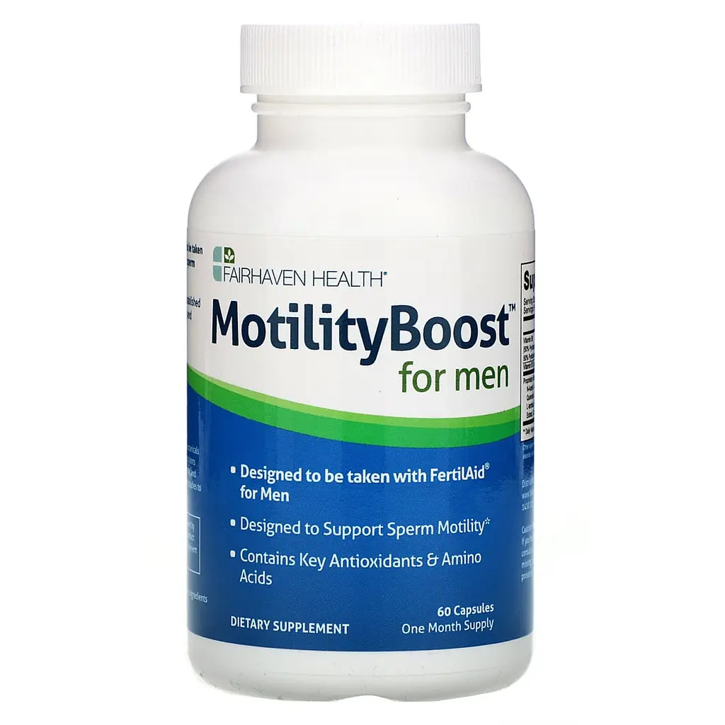 Репродуктивне здоров'я чоловіків, MotilityBoost for Men, 60 капсул Fairhaven Health vit0001513