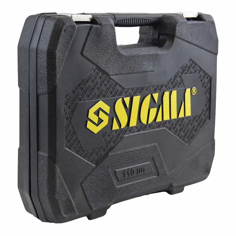 Набір інструментів Sigma насадок торцевих та біт 1/4", 1/2" 110 шт CrV mid (6003771) - фото 4