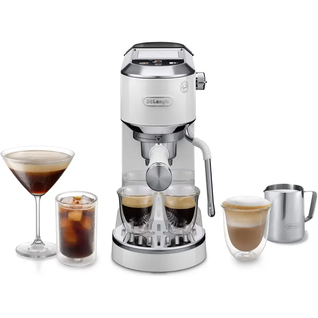 Кавоварка ріжкова Delonghi Dedica Duo EC890.WI [144717] - фото 2