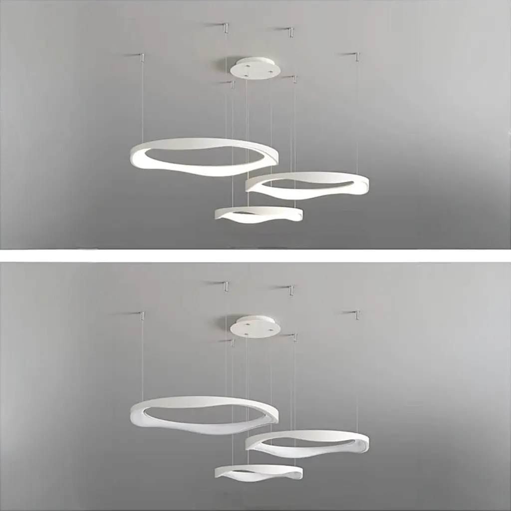 Підвісна LED-люстра Art 2460/420+520+620WH - фото 2