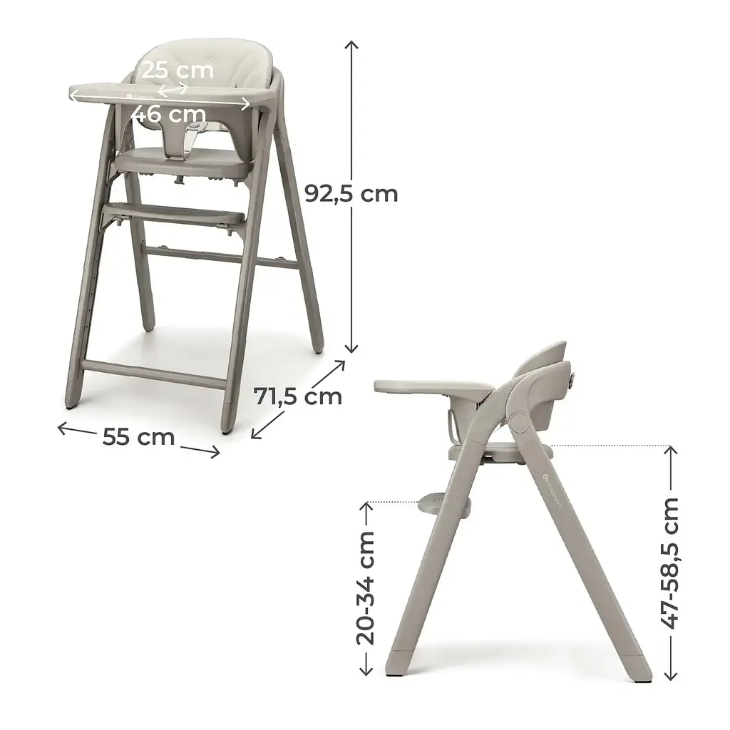 Стільчик для годування Kinderkraft Tino Beige (KHTINO00BEG0000) - фото 7