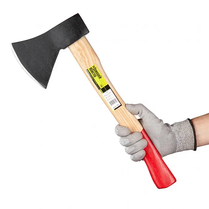 Сокира INTERTOOL HT-0270, з дерев’яною рукояткою, для заготівлі дров, для роботи з деревиною, 1,3 кг - фото 2
