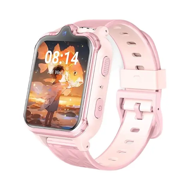 Дитячий смарт-годинник Wonlex KT42 годинник-телефон з відеодзвінком GPS WI-FI і SIM-картою Pink (19143) - фото 1