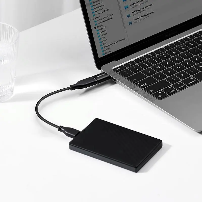 Перехідник Baseus Ingenuity Series Mini OTG Adaptor Type-C to USB-A 3.1 швидкість 10Gbps - фото 9