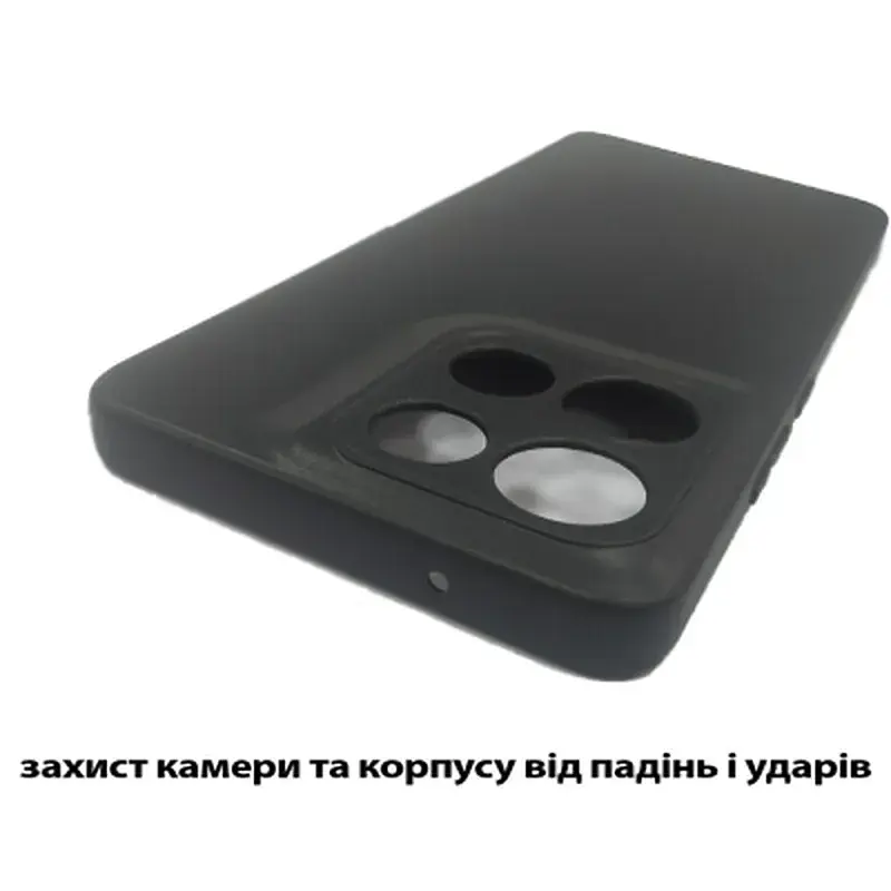 Чохол до мобільного телефона BeCover Silicone Motorola Moto G86 Black (713768) - фото 5