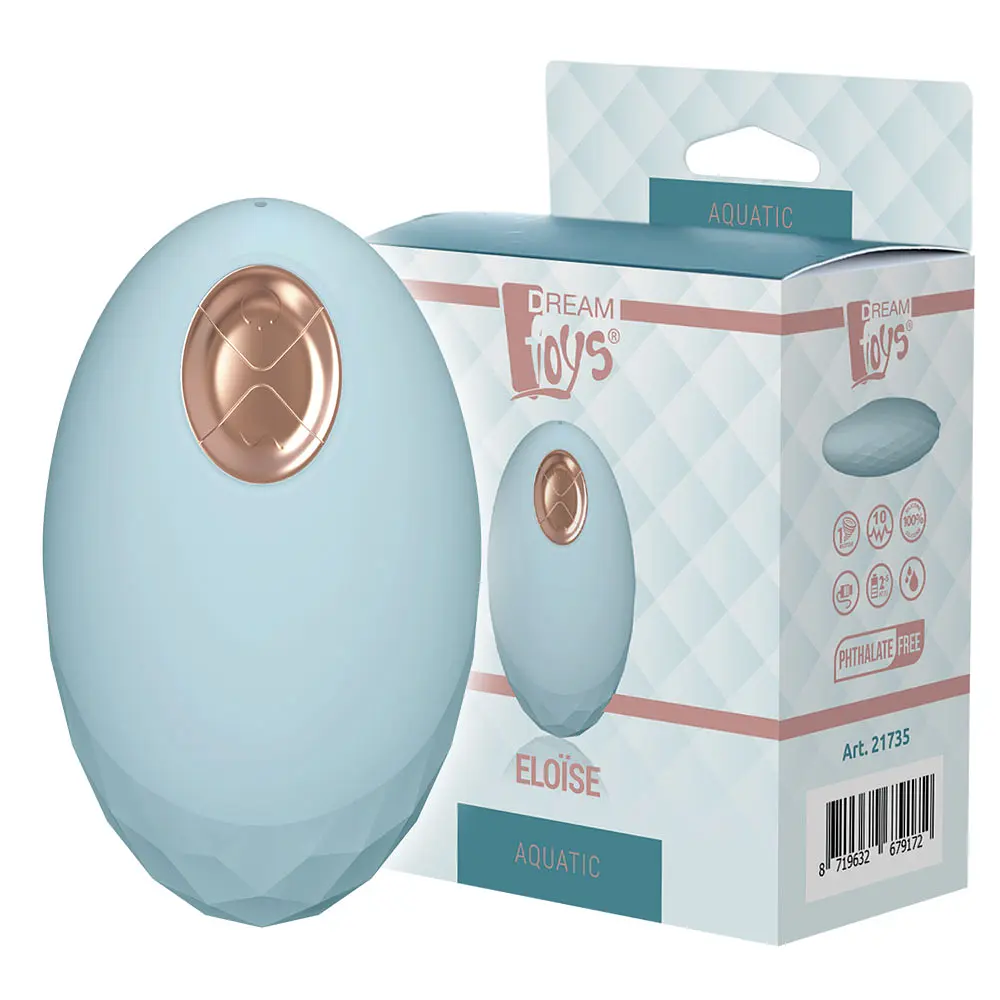 Вибратор для клитора Dreamtoys Aquatic Eloise 9 см голубой - фото 3