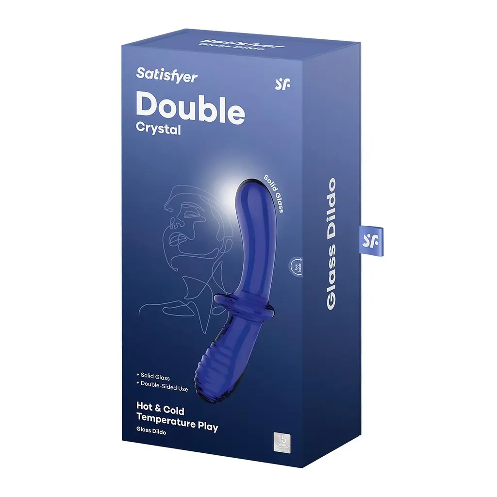 Ділдо Satisfyer Double Crystal (light blue) - фото 5