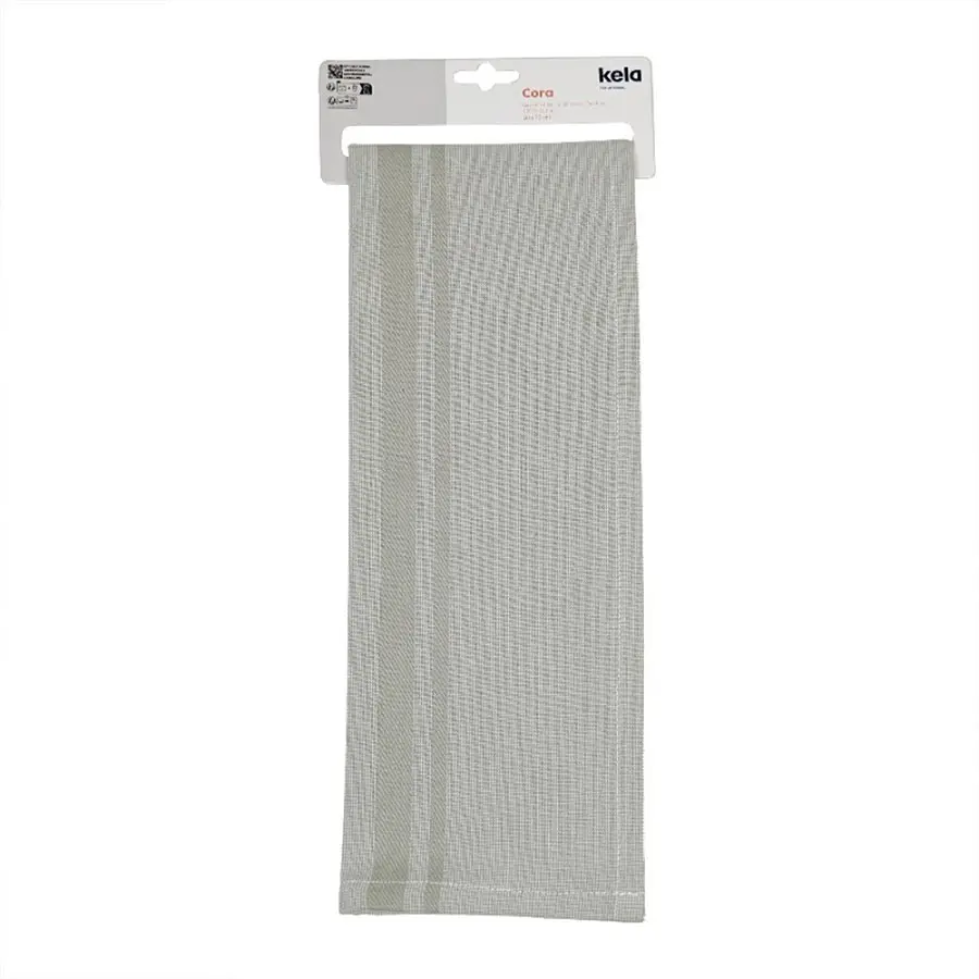 Кухонний рушник Kela Tia димчато-зелений зі смужкою 70x50 см (12745) - фото 2