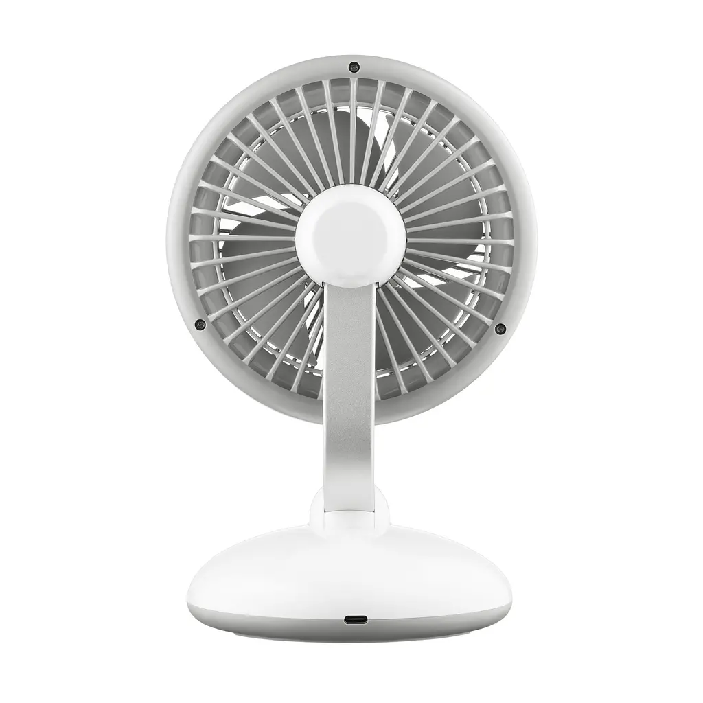 Вентилятор настільний ARDESTO AviaFan FT-F3600BG White, 12 см, акумулятор, підсвітка, USB-A Type-C - фото 4