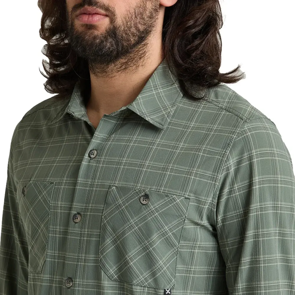 Сорочка Montura Dolomiti L/S Shirt 3XL Verde Salvia - фото 6