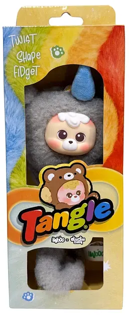 Колекційна м'яка іграшка з кільцем Tangle x Diudiu Baby Furry Bear Sesame Snow (HWTANGLE02D01-GD06) - фото 4