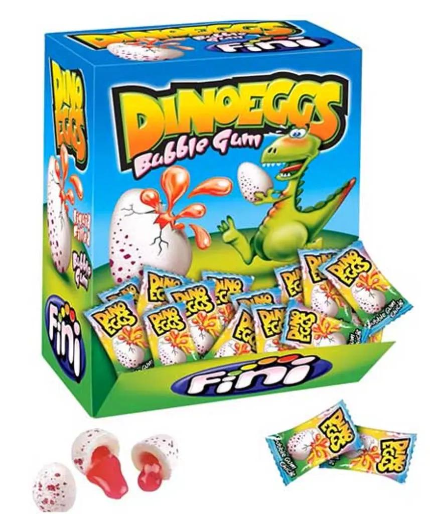 Жуйка Fini Dino Eggs Bubble Gum 1шт - фото 5