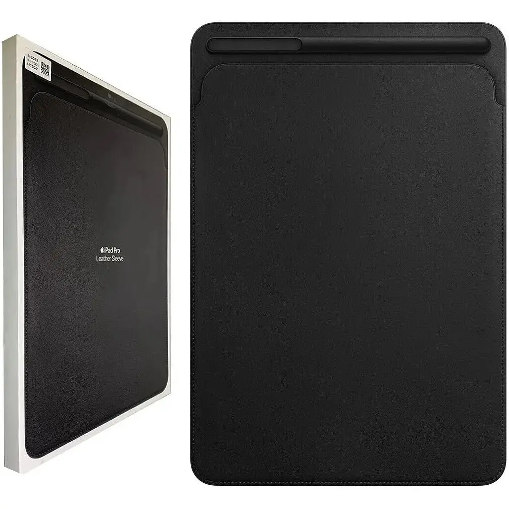 Чехол кожаный для планшета Apple Leather Sleeve для iPad Pro 10.5" (2017) Black (MPU62ZM/A) - фото 4