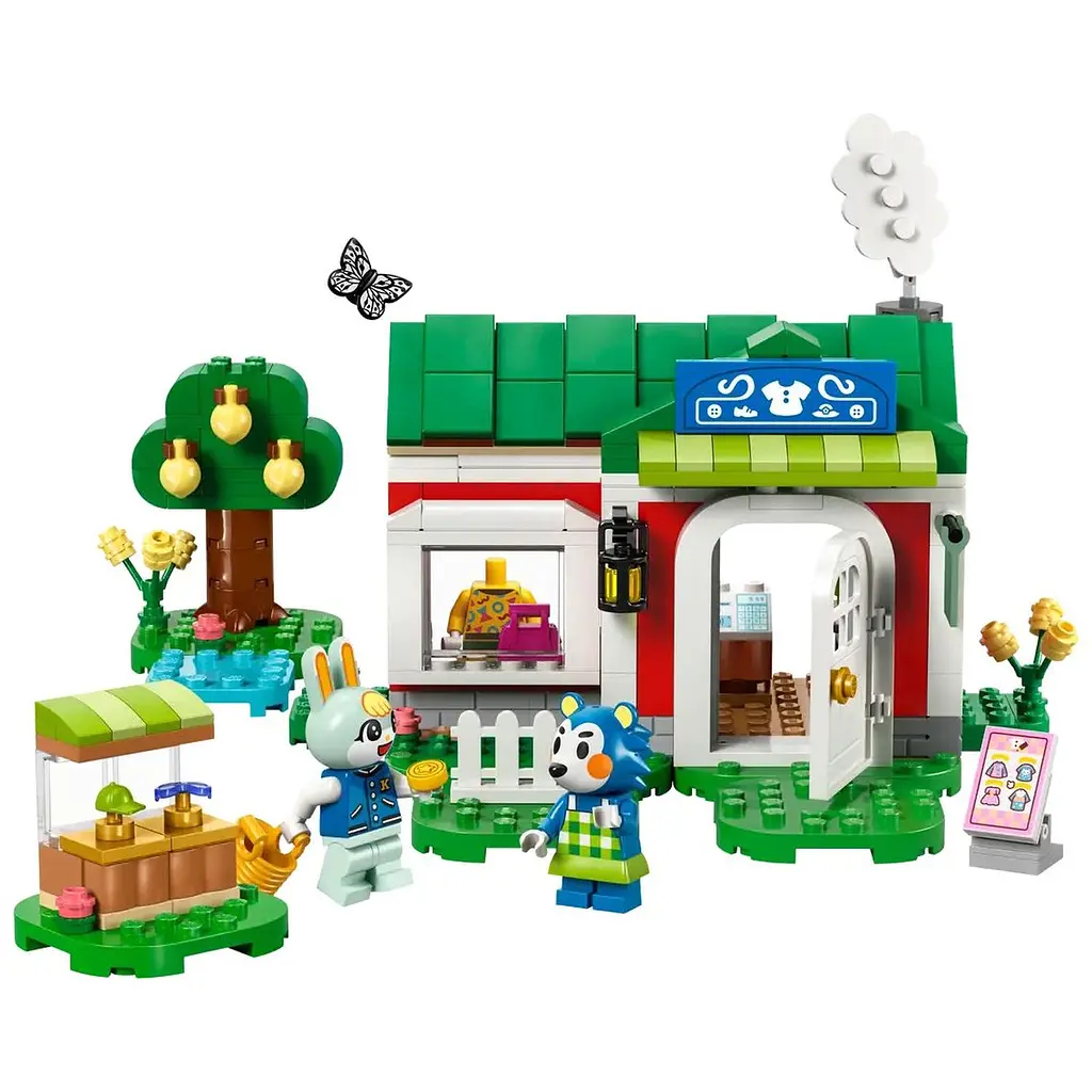 Уценка. Конструктор LEGO Animal Crossing Магазин одежды, принадлежащий Able Sisters 322 деталей (77055) - фото 3