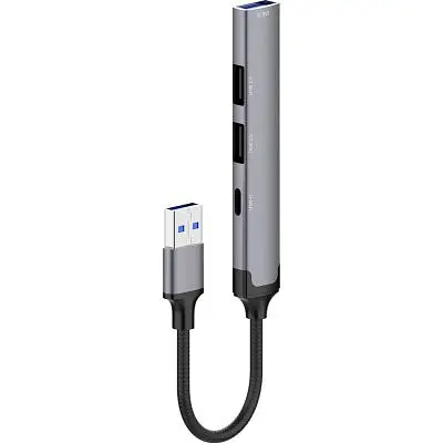 Концентратор ColorWay USB-A 4-в-1 USB2.0х3/USB3.0 (CW-HUB05) - фото 6