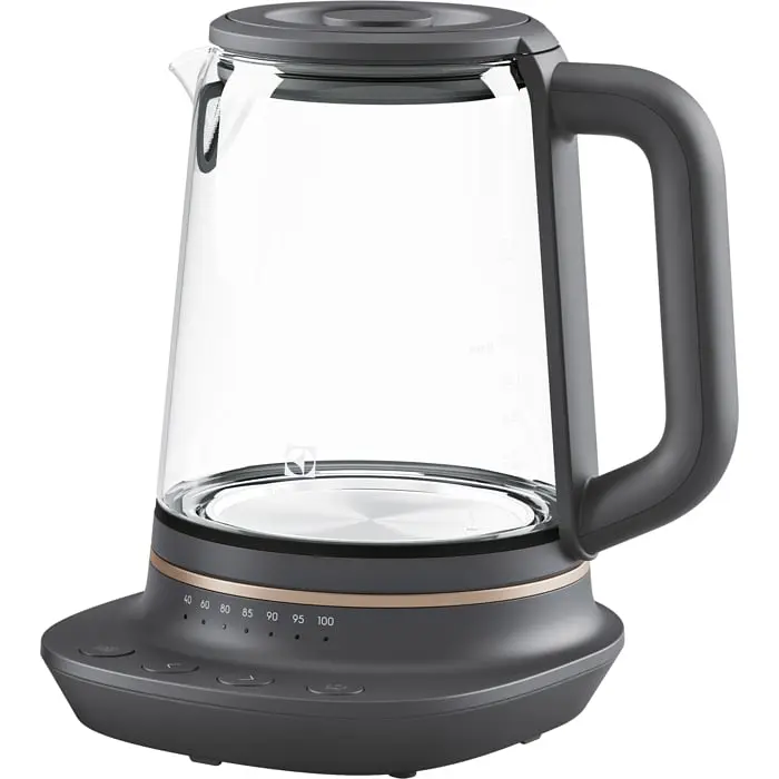 Electrolux Електрочайник, 1,7 л, Strix, скло, заварник, підтримка темп, чорний - фото 6