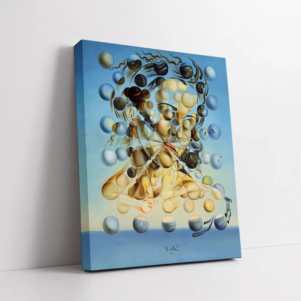 Інтер'єрна картина Галатея зі сферами, Сальвадор Далі, Salvador Dalí, Galatea of the Spheres, інтер'єрний декор, 80×60 см (id6995) - фото 2