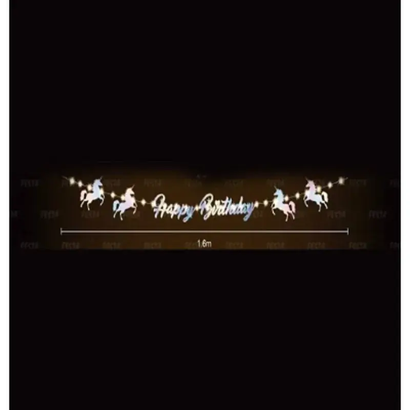 Гірлянда Maxi LED Happy Birthday 1.6 м (MX21010009) - фото 3