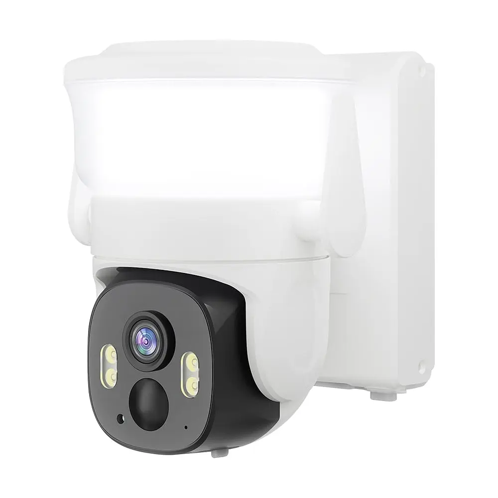 IP PTZ-відеокамера автономна з WiFi, прожектором та сонячною панеллю 3Mp Light Vision VLC-6103WLS White (Lamp+Solar) (CareCam Pro) f=3.6mm, на акумуляторних батареях (75-00352) - фото 3