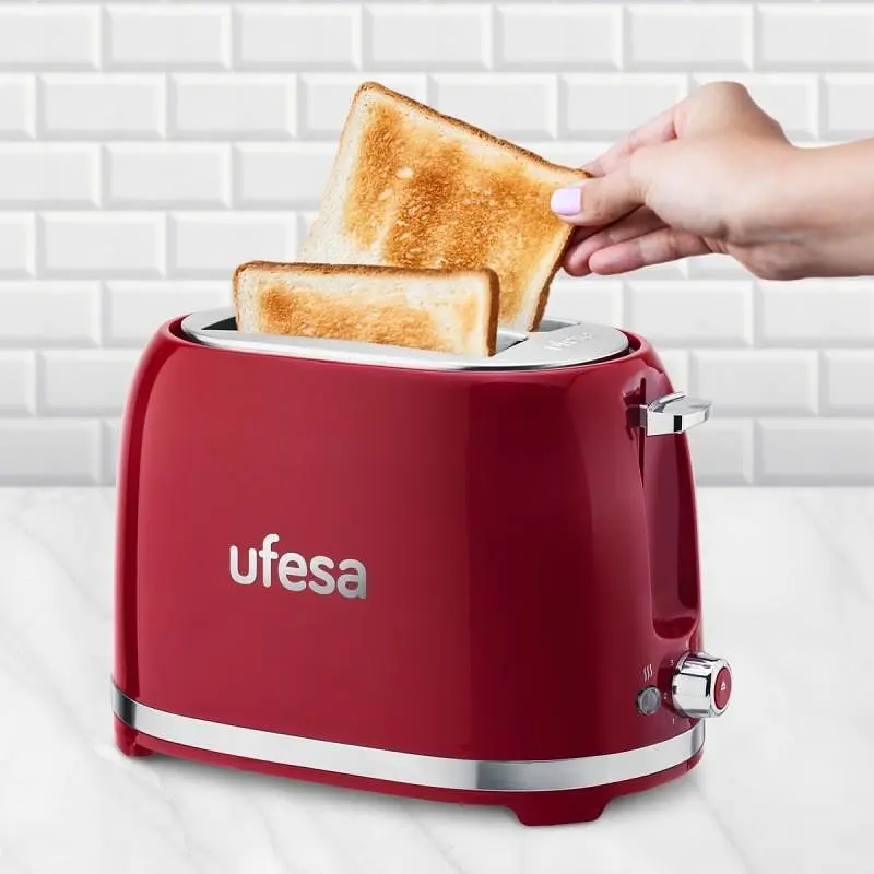 Тостер Ufesa Classic PinUp Red (71305516) - фото 4