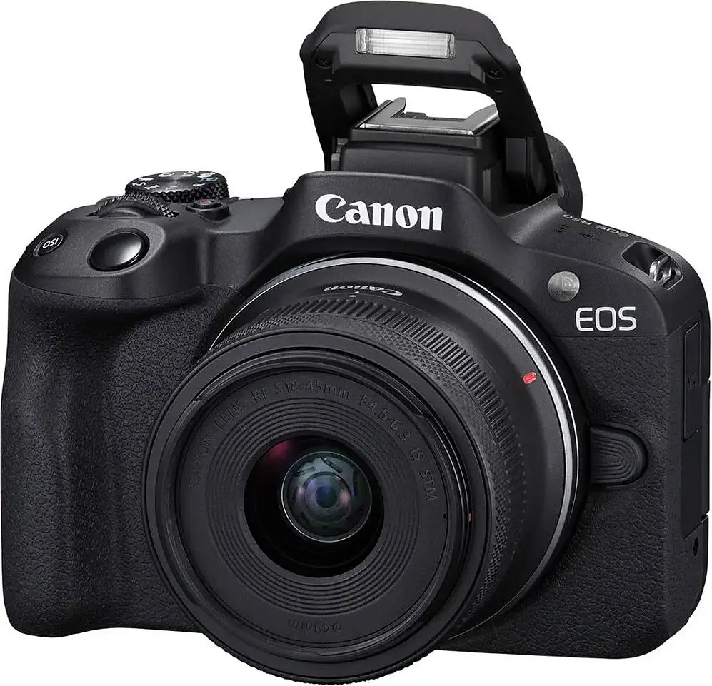 Бездзеркальний фотоапарат Canon EOS R50 Kit RF-S 18-45mm f4.5-6.3 IS STM Black (5811C033) UA [87265] - фото 3