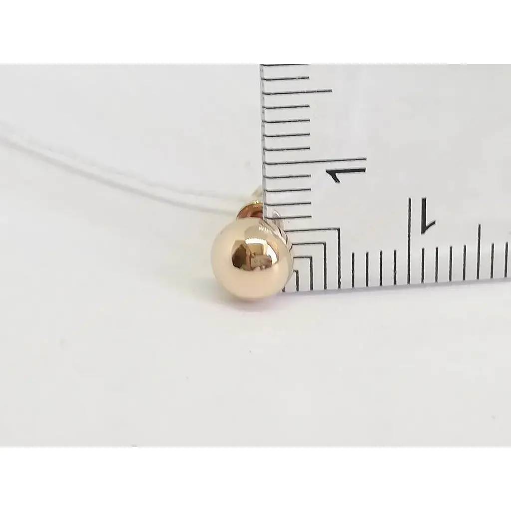 Золоті сережки-пуссети Tango. 580081 - фото 3