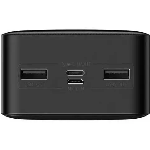 Зовнішній акумулятор Baseus Bipow Digital Display 30000 mAh 15w (PPDML-K01) чорний - фото 6